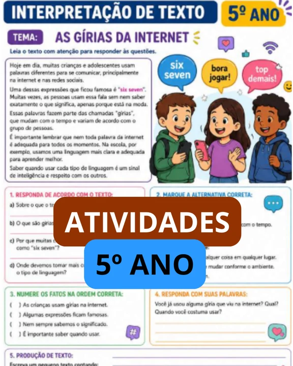Página 5 de atividade do Método Salva Boletim