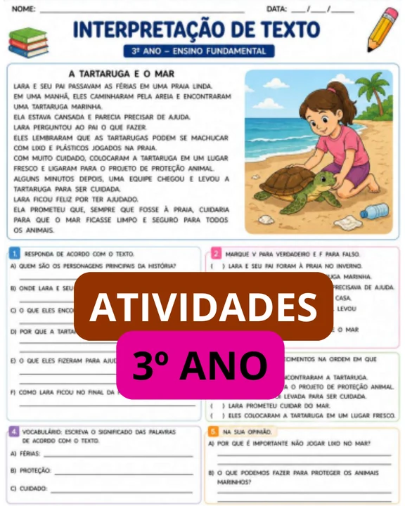 Página 3 de atividade do Método Salva Boletim